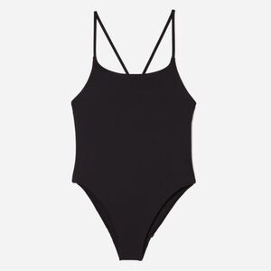 Everlane The String One-Piece in
Black NWOT